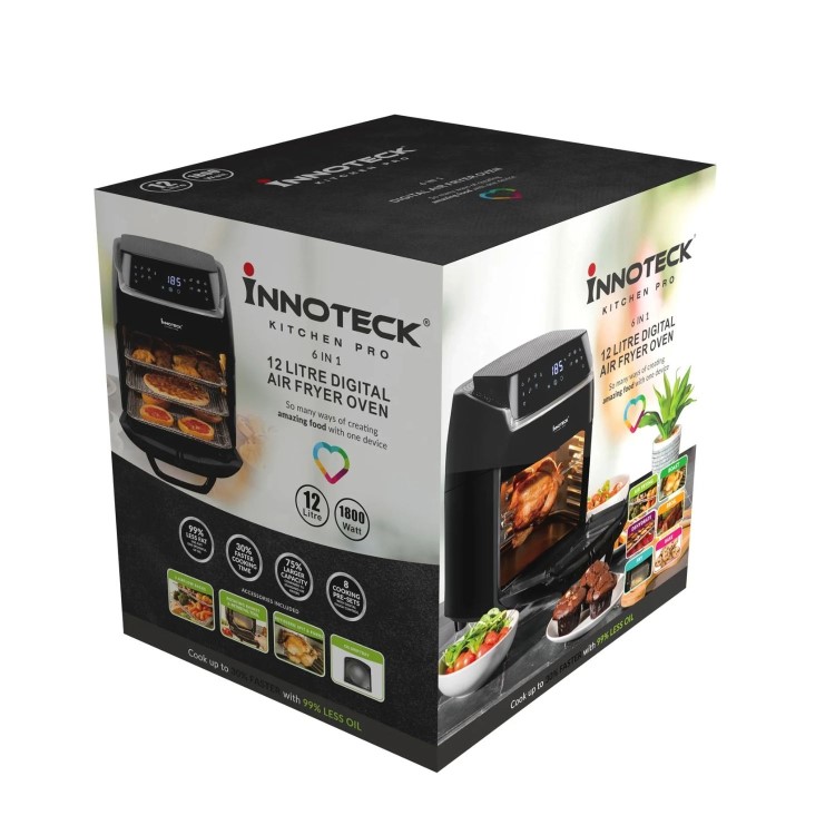 Innoteck 12L Digital Air Fryer - Black