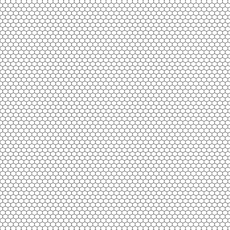 GRADE A1 - 1200mm Acrylic Gloss Mosaics/Hexagon - Wetwall