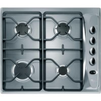 GRADE A2 - Light cosmetic damage - Whirlpool AKM274IX Stainless Steel Four Burner 60cm Gas Hob With Cast Iron Pan Stands