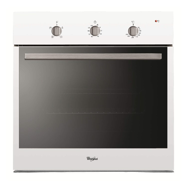 Whirlpool AKP214WH White Electric Built-in Single Fan Oven
