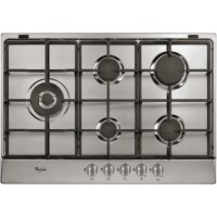 Whirlpool AKR318IX 70cm Five Burner Gas Hob Stainless Steel