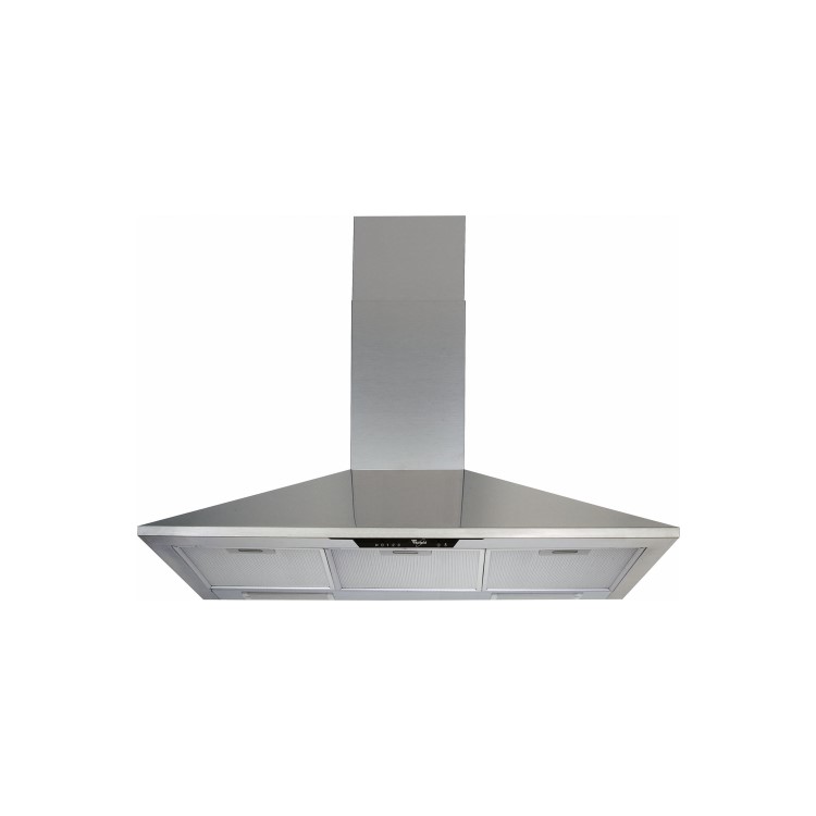 GRADE A3 - Whirlpool AKR755/1IX 90cm Chimney Hood - Stainless Steel