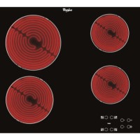 Refurbished Whirlpool AKT809NE 60cm 4 Zone Touch Control Ceramic Hob Black
