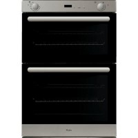 Whirlpool AKW401IX 56/37 Litre Built-In Double Oven - Stainless Steel