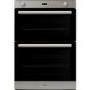 GRADE A2 - Whirlpool AKW401IX 56/37 Litre Built-In Double Oven - Stainless Steel