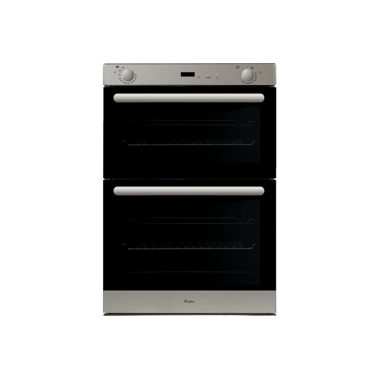 Whirlpool AKW401IX 56/37 Litre Built-In Double Oven - Stainless Steel
