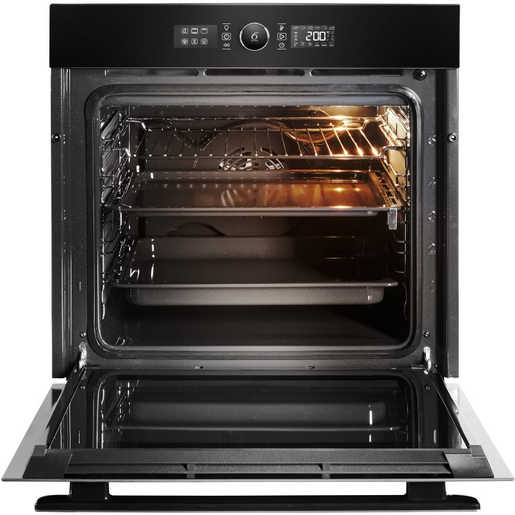 Whirlpool Touch Control Electric Fan Single Oven - Stainless Steel