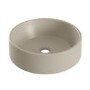 Matt Beige Round Countertop Basin 388mm - Alaska