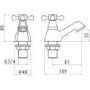 Taylor & Moore Traditional Bath Taps