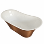 Bronze Freestanding Double Ended Bath 1600 x 790mm - Alba
