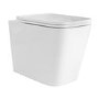 GRADE A1 - Back to Wall Rimless Toilet with Soft Close Seat - Albi