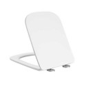 A1/ALBISEAT ONLY OPENED - White Square Soft Close Toilet Seat with Quick Release - Albi