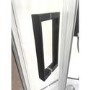Black 900x900mm Hydro Shower Cabin Quadrant with Shower Tray & 2 Outlet Thermostatic Mixer Shower System - Vidalux