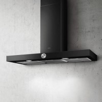 GRADE A2 - Elica ALPHA-90-BLK Alpha Black 90cm Chimney Cooker Hood