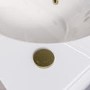 Single Ended Whirlpool Spa Bath with 8 Brushed Brass Whirlpool Jets 1700 x 750mm - Alton