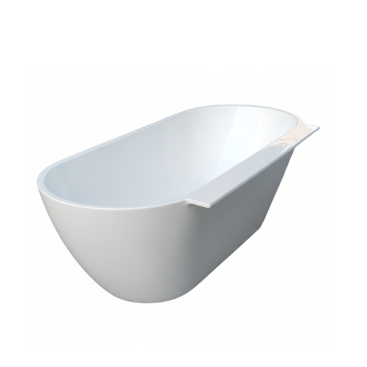 Freestanding Double Ended Back to Wall Bath 1500 x 770mm - Alto