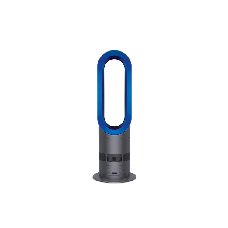 GRADE A1 - As new but box opened - Dyson AM05 Hot and Cool Fan - Iron and Blue