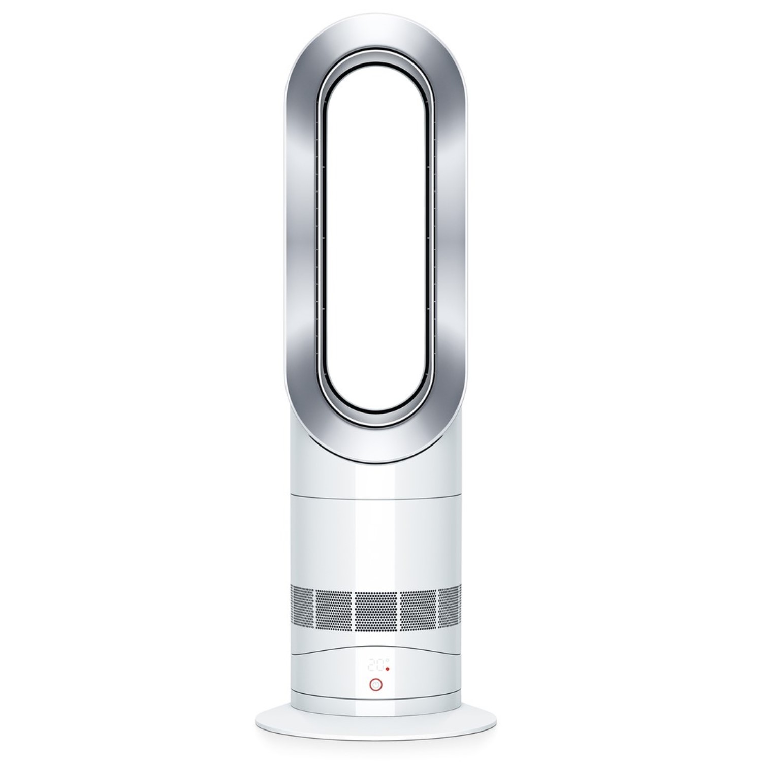 Dyson AM09 TurboJet Hot + Cool Fan Heater - White/Nickel