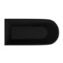 Matt Black Freestanding Single Ended Left Hand Corner Bath 1650 x 800mm - Amaro