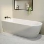 Freestanding Single Ended Left Hand Corner Bath 1800 x 800mm - Amaro
