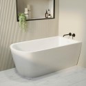 AMARH1500 Freestanding Single Ended Right Hand Corner Bath 1500 x 800mm - Amaro