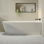 Freestanding Single Ended Right Hand Corner Bath 1800 x 800mm - Amaro