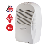GRADE A2 - Ebac 15 L Dehumidifier Electronic Controls up to 4  bed house  1 Year warranty