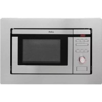 Refurbished Amica AMM20G1BI Built In 20L With Grill 800W Microwave Stainless Steel