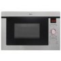 GRADE A2  - Amica AMM25BI 25 L 900 W Built-in Microwave With Grill For A 60cm Wide Cabinet Stainless steel
