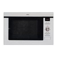 GRADE A2 - Amica AMM25BI 25 L 900 W Built-in Microwave With Grill For A 60cm Wide Cabinet Stainless steel