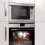 GRADE A2 - Amica AMM25BI 25 L 900 W Built-in Microwave With Grill For A 60cm Wide Cabinet Stainless steel