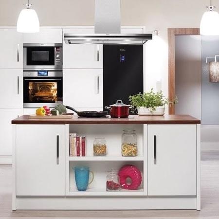 GRADE A2 - Amica AMM25BI 25 L 900 W Built-in Microwave With Grill For A 60cm Wide Cabinet Stainless steel