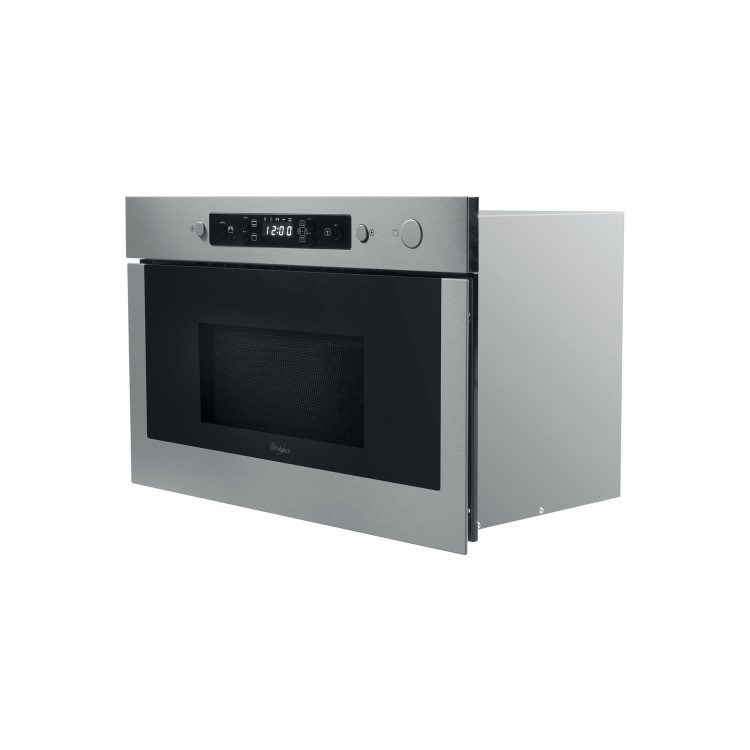 GRADE A2 - Whirlpool AMW439IX Microwave & grill 22 Litre Built-In  Microwave Oven - Stainless Steel