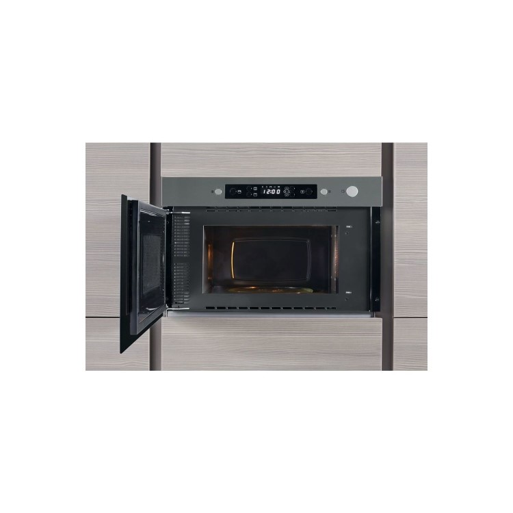 GRADE A2 - Whirlpool AMW439IX Microwave & grill 22 Litre Built-In  Microwave Oven - Stainless Steel