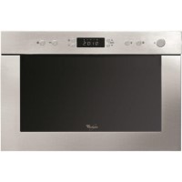 GRADE A2 - Whirlpool AMW498IX Stainless Steel 22 Litre 750 Watt Built-in Microwave Oven With Grill