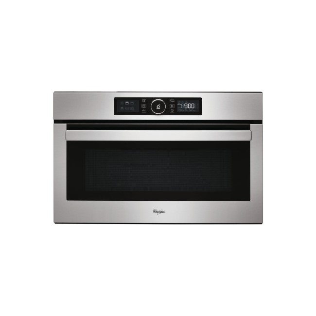 GRADE A1 - Whirlpool AMW730IX Absolute 31 Litre Built-In Microwave And Grill - Stainless Steel
