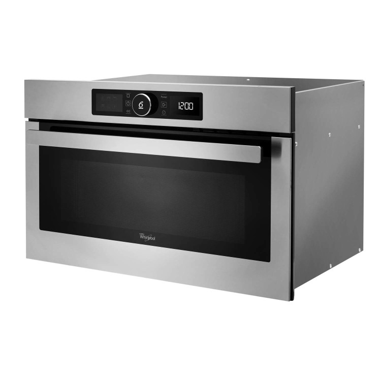 GRADE A2 - Whirlpool AMW730IX Absolute 31 Litre Built-In Microwave And Grill - Stainless Steel