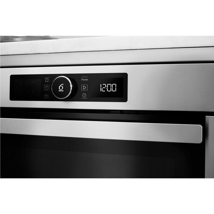 GRADE A2 - Whirlpool AMW730IX Absolute 31 Litre Built-In Microwave And Grill - Stainless Steel