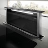 Elica AND-GME-90-BLK 90cm Downdraft Extractor Stainless Steel And Black Glass