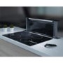 Elica ANDANTE_GME_2_BL Andante Stainless Steel & Black Glass 90cm Downdraft Extractor With External Motor