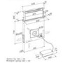 Elica ANDANTE_GME_2_BL Andante Stainless Steel & Black Glass 90cm Downdraft Extractor With External Motor