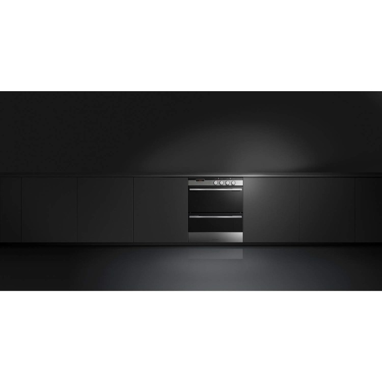 Fisher & Paykel OB60HDEX3 89423 Multifunction Electric Built-under Double Oven Brushed Stainless Steel