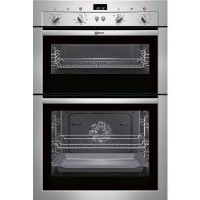 Neff U14M42N3GB Fanned Electric Built-in Double Oven - Stainless Steel