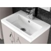 Grey Wall Hung Bathroom Vanity Unit &amp; Basin - W405 x H540mm