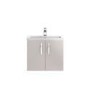 Cashmere Wall Hung Bathroom Vanity Unit & Basin - W605 x H540mm