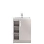 Cashmere Free Standing Bathroom Vanity Unit and Basin - W605 x H850mm