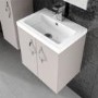 Cashmere Free Standing Bathroom Vanity Unit and Basin - W605 x H850mm