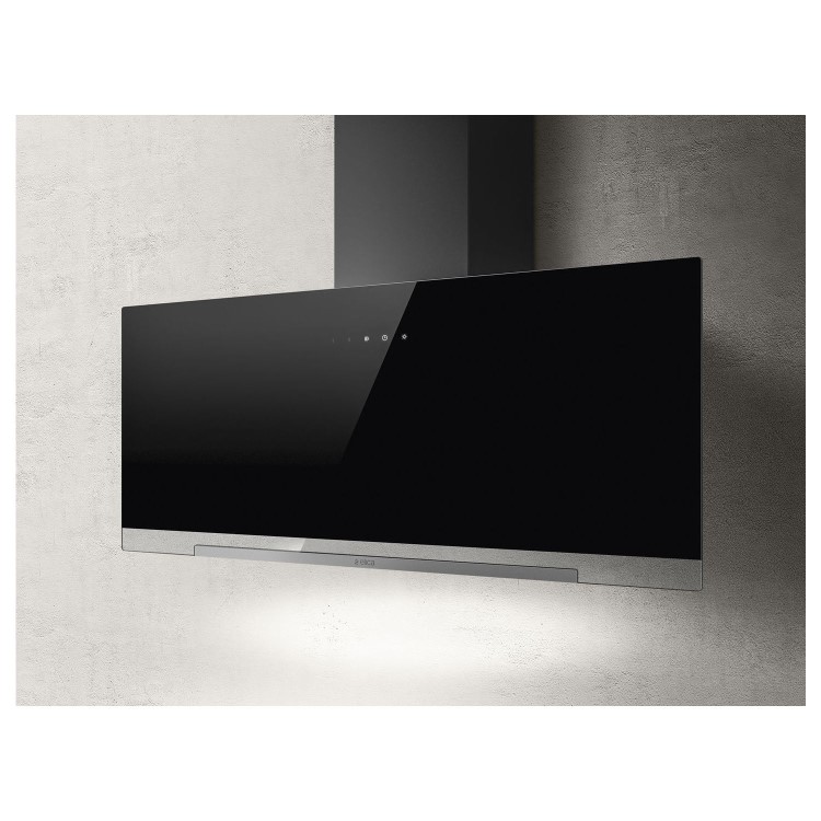 Elica APLOMB-BLK-90 Aplomb Square 90cm Cooker Hood - Black