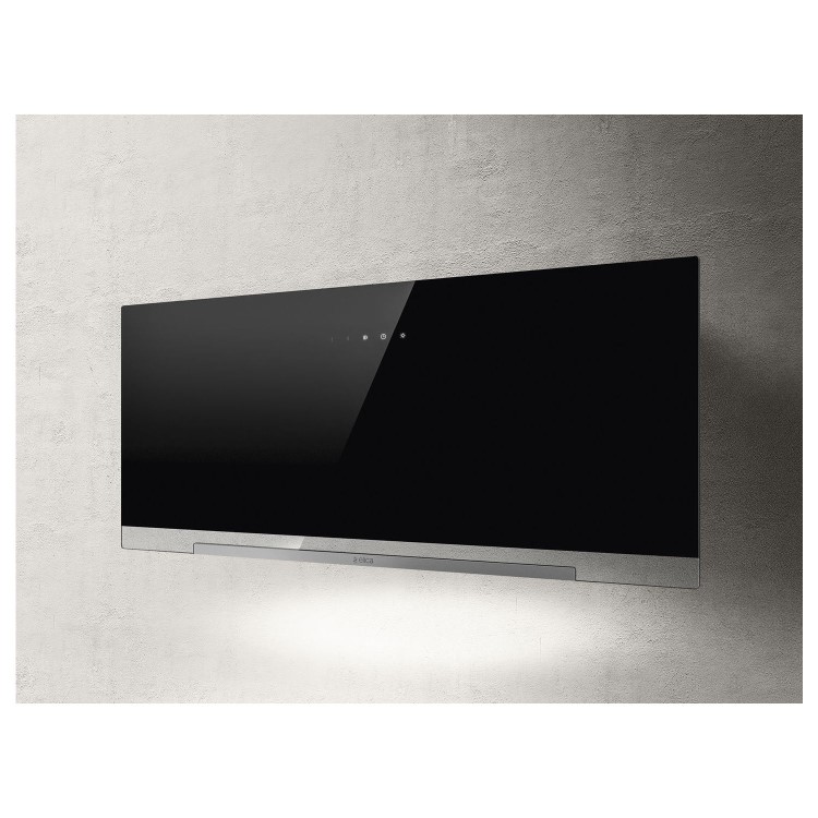 Elica APLOMB-BLK-90 Aplomb Square 90cm Cooker Hood - Black