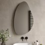 Pebble Frameless Bathroom Mirror 600 x 1000mm - Apollo